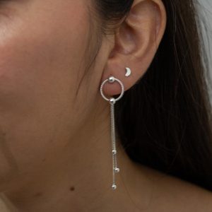 Aros Largos Tiple Caida