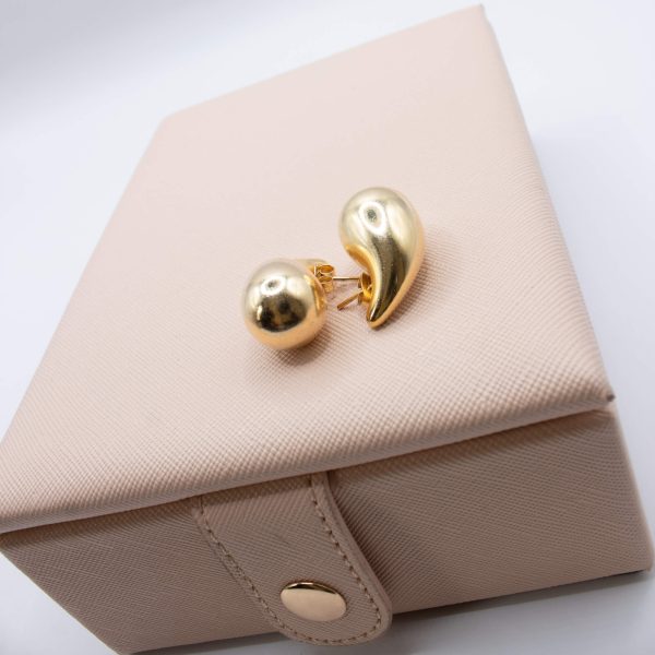 Aros Gota Bañados en Oro