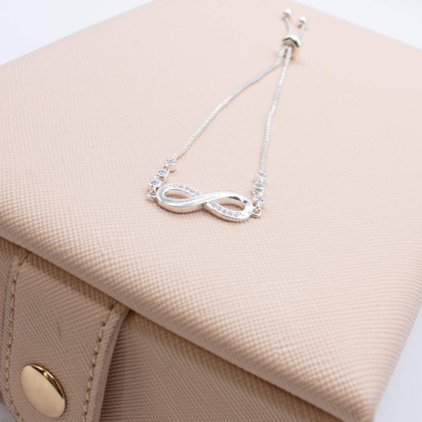 Pulsera Infinito Ajutable con Circones - Imagen 2